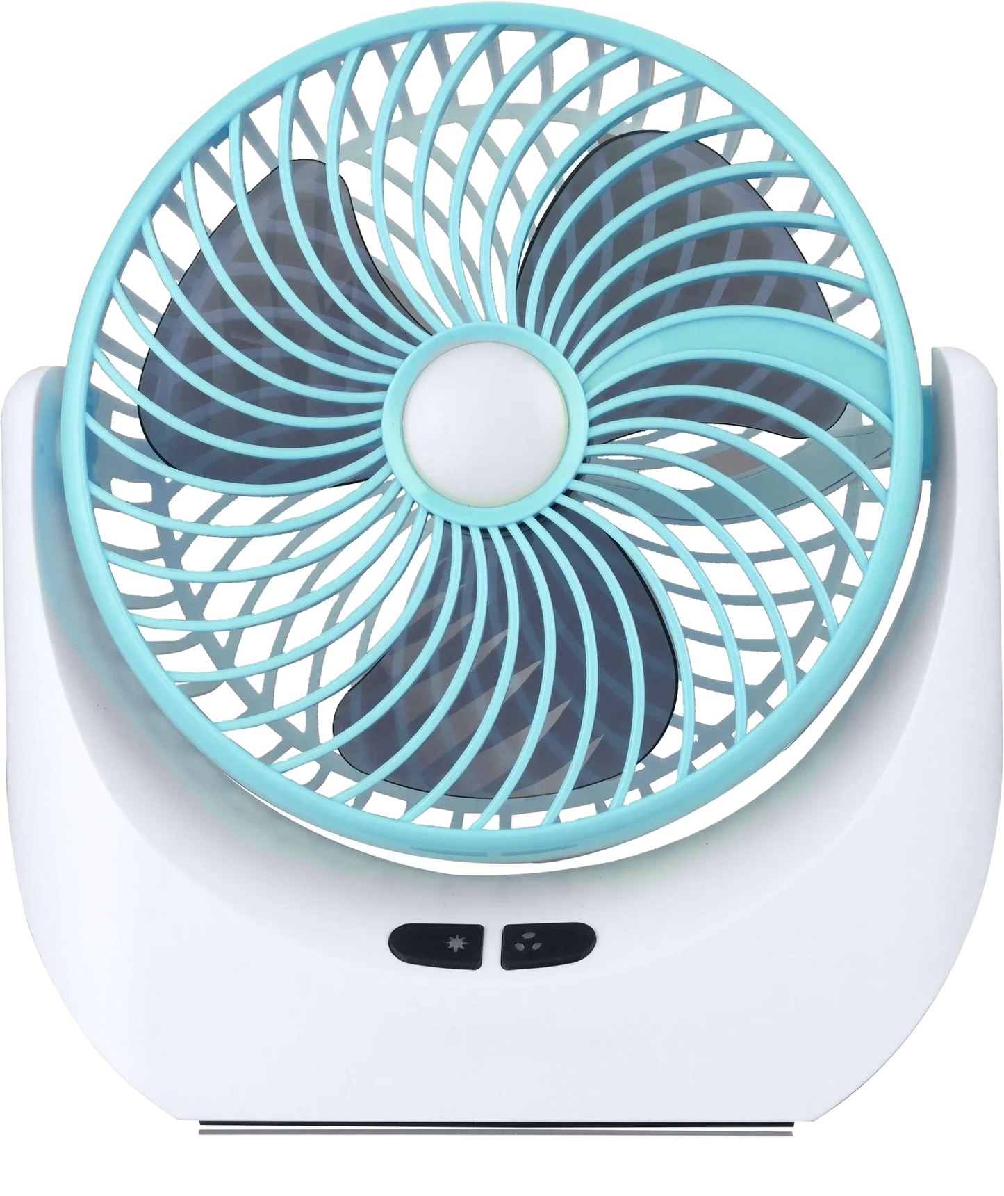 Portable Rechargeable Table Fan with LED Light