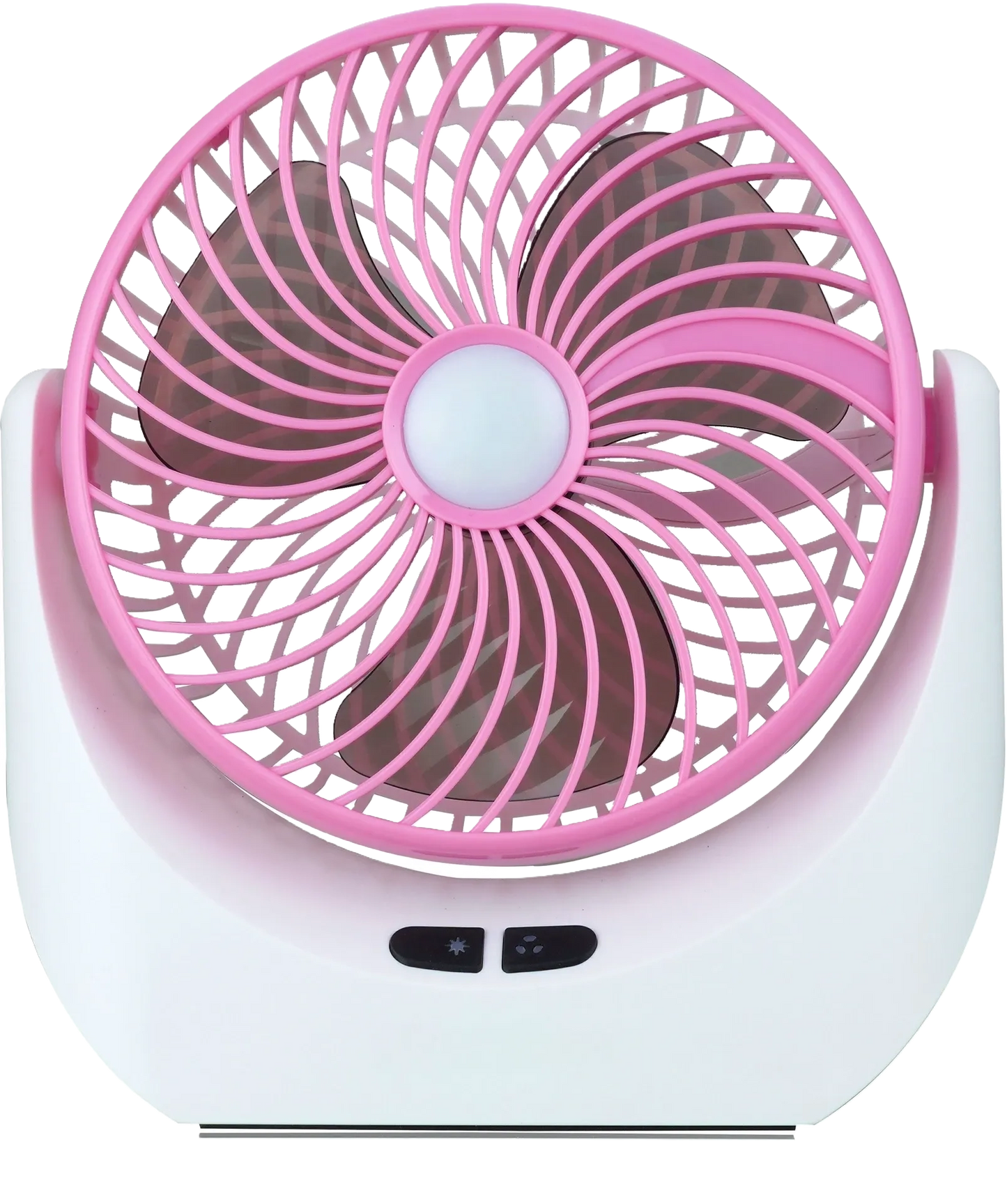 Portable Rechargeable Table Fan with LED Light